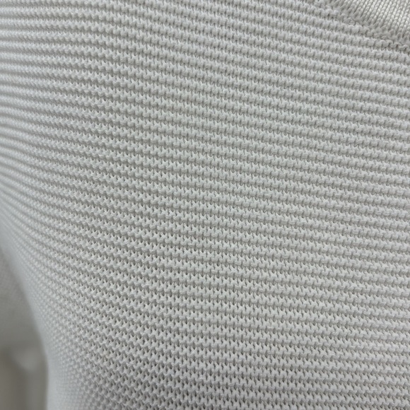 COS Cotton Textured Knit Long Sleeve Top in White - Size Medium - Picture 3 of 6